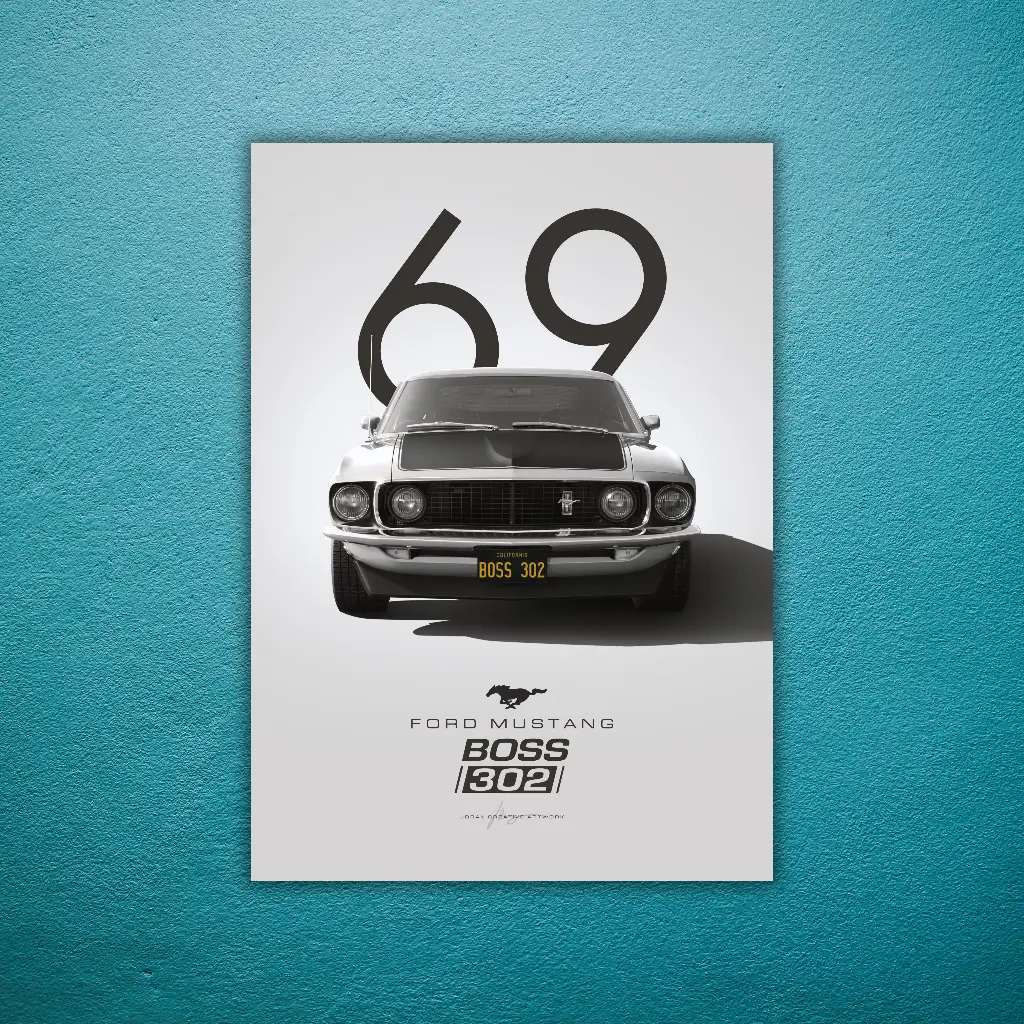 Ford Mustang Boss 302 white || CARS ||#1