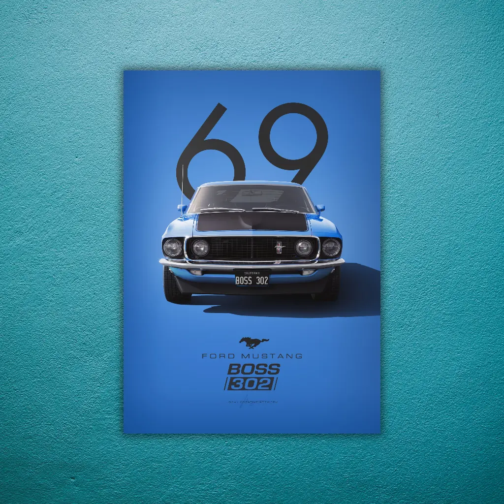 Ford Mustang Boss 302 blue || CARS || #2