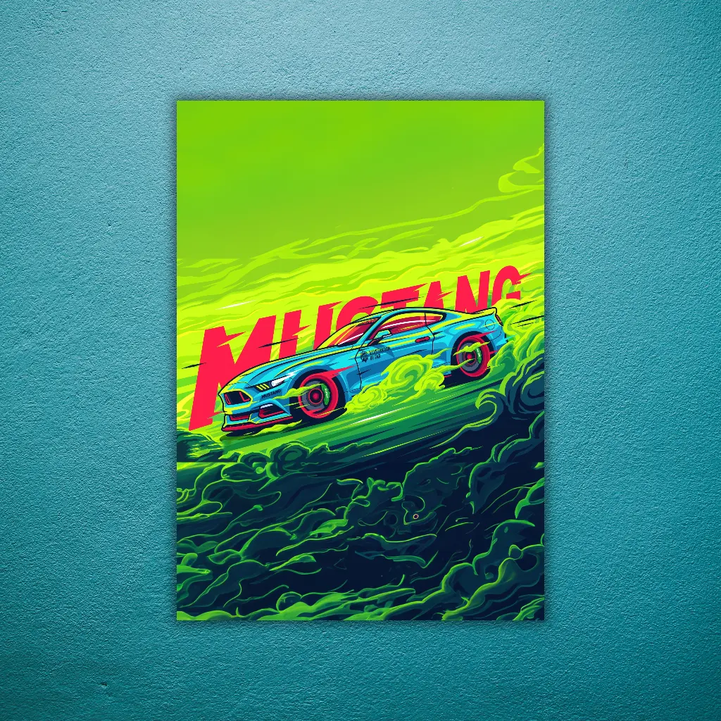 Ford Mustang Illustration || CARS || #9