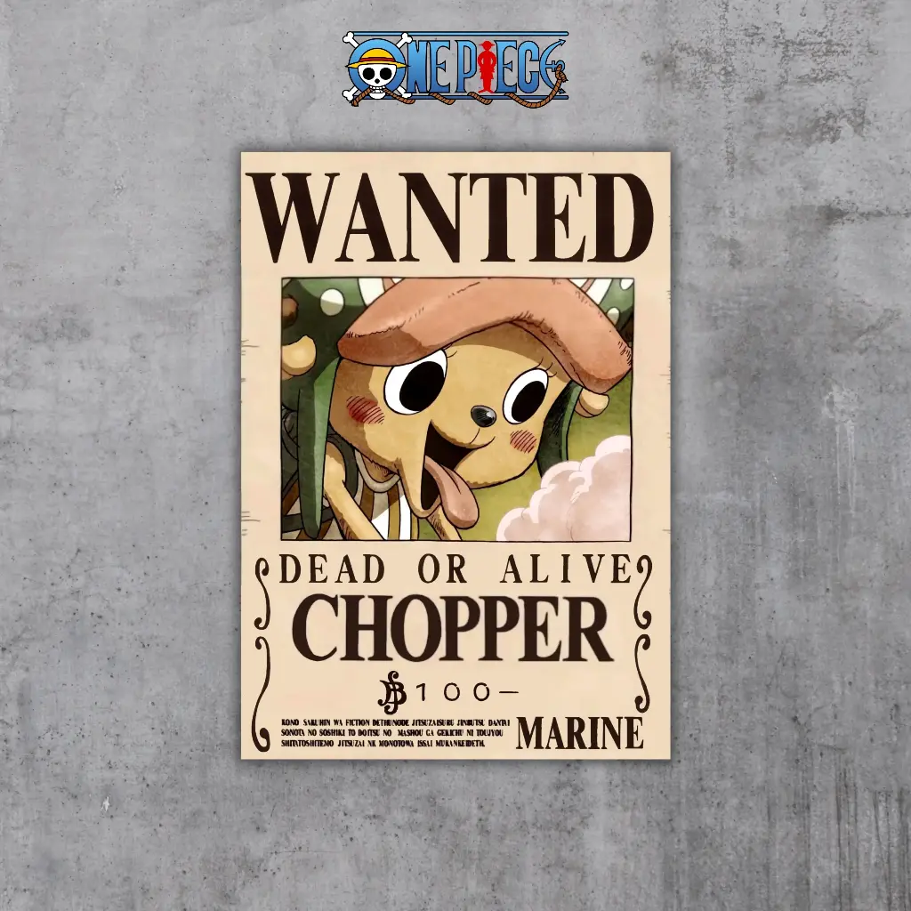 Chopper Wanted Poster || ONE PIECE || #18