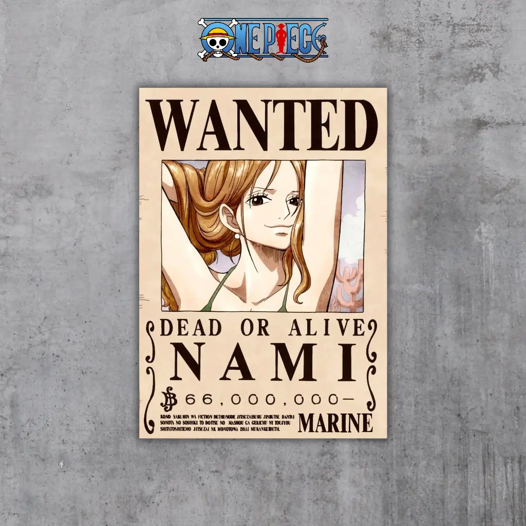 Nami Wanted Poster || ONE PIECE || #19