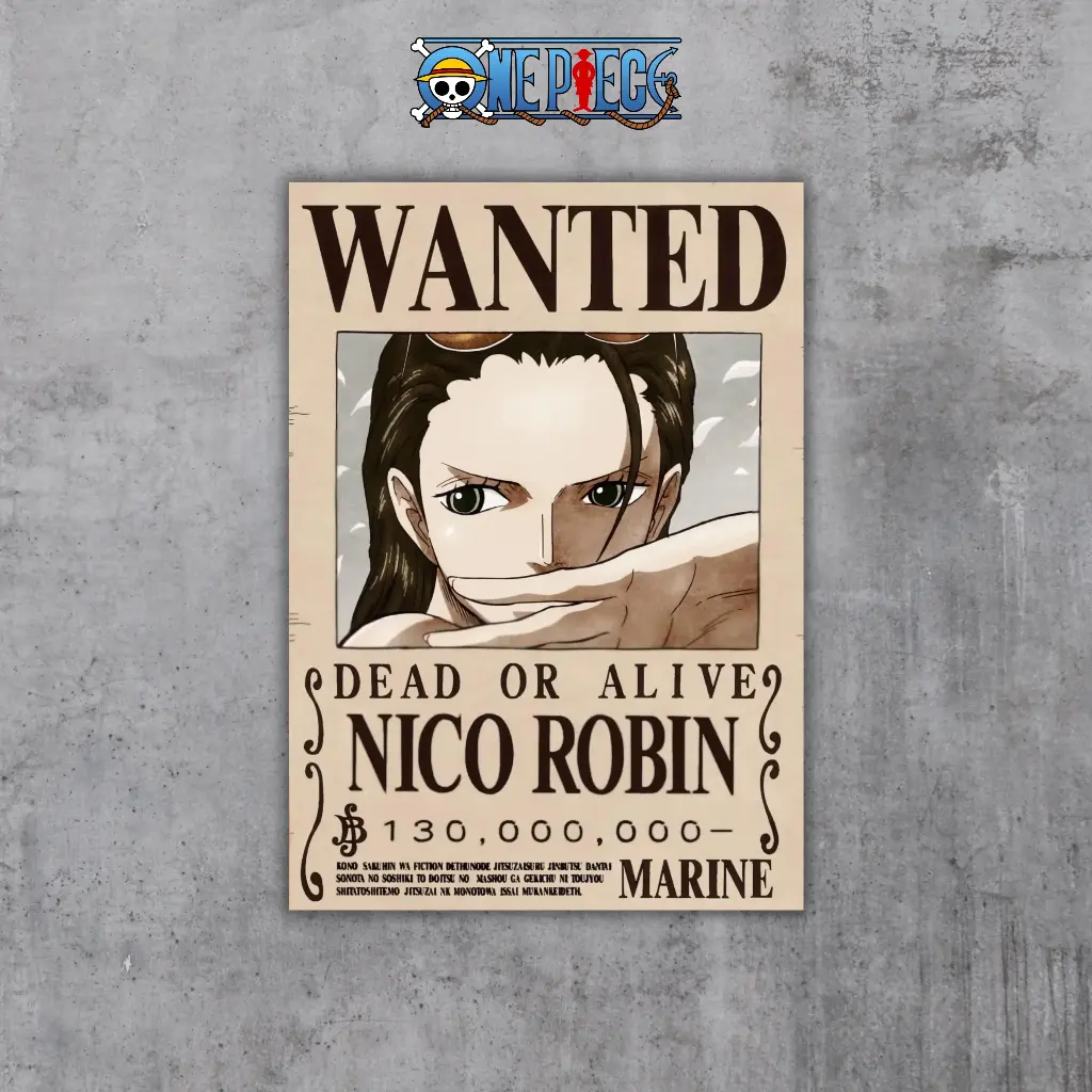 Robin Wanted Poster || ONE PIECE || #21