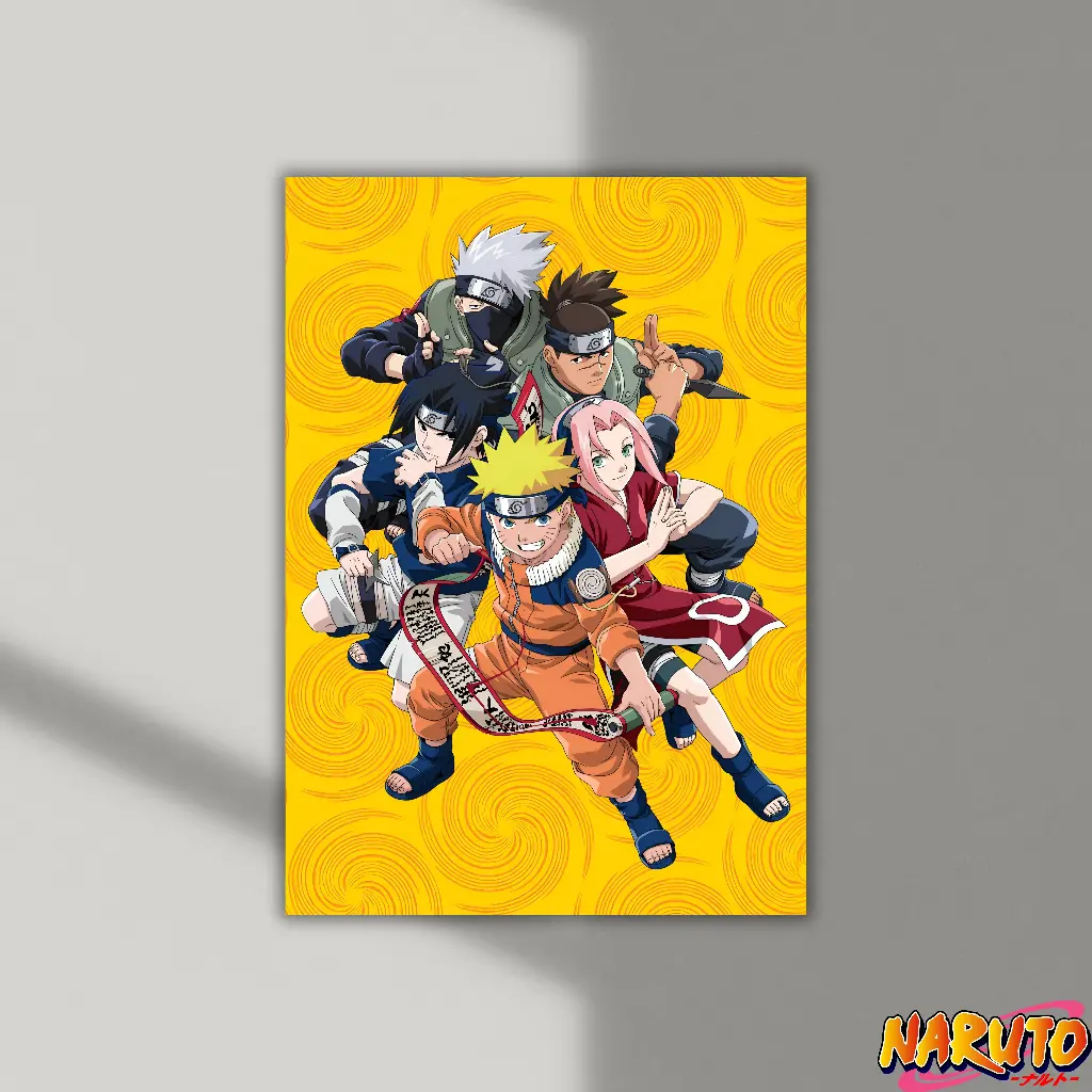 Naruto yellow vibrant posters || NARUTO || #10