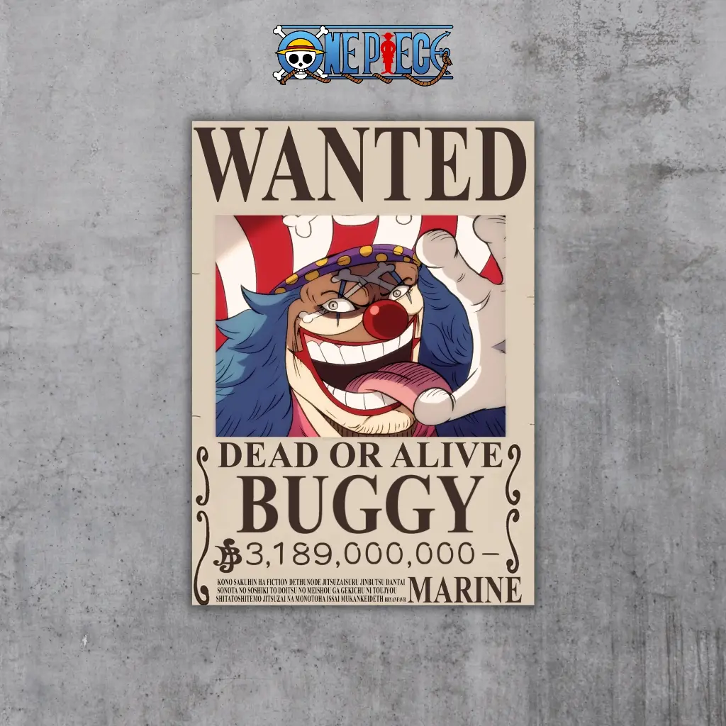 Buggy Wanted Poster || ONE PIECE || #24