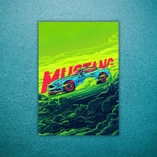 Ford Mustang Illustration || CARS || #9