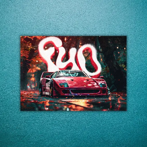 Ferrari F40 Poster || CARS || #24