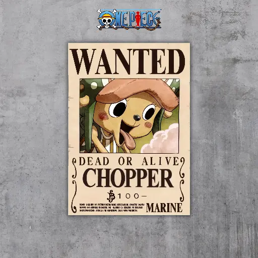 Chopper Wanted Poster || ONE PIECE || #18