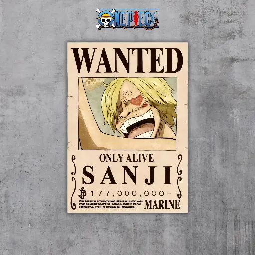 Sanji Wanted Poster || ONE PIECE || #20