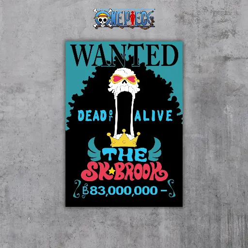 SK brook Wanted Poster || ONE PIECE || #23