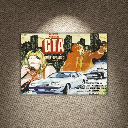 GTA first ever poster || GAMES || #1